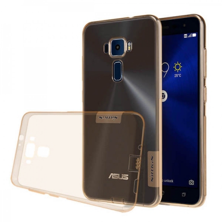 Чехол-"бампер" Nillkin Nature TPU case для ASUS ZenFone 3 ZE552KL золотистый