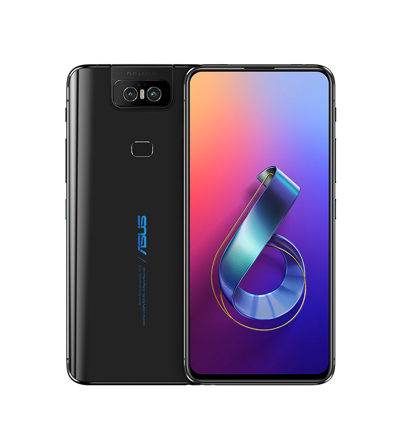 Смартфон 6.4" ASUS ZenFone 6 ZS630KL Snapdragon 855 (2.84x8) 8Gb 256Gb 2340х1080 48+13МП черный