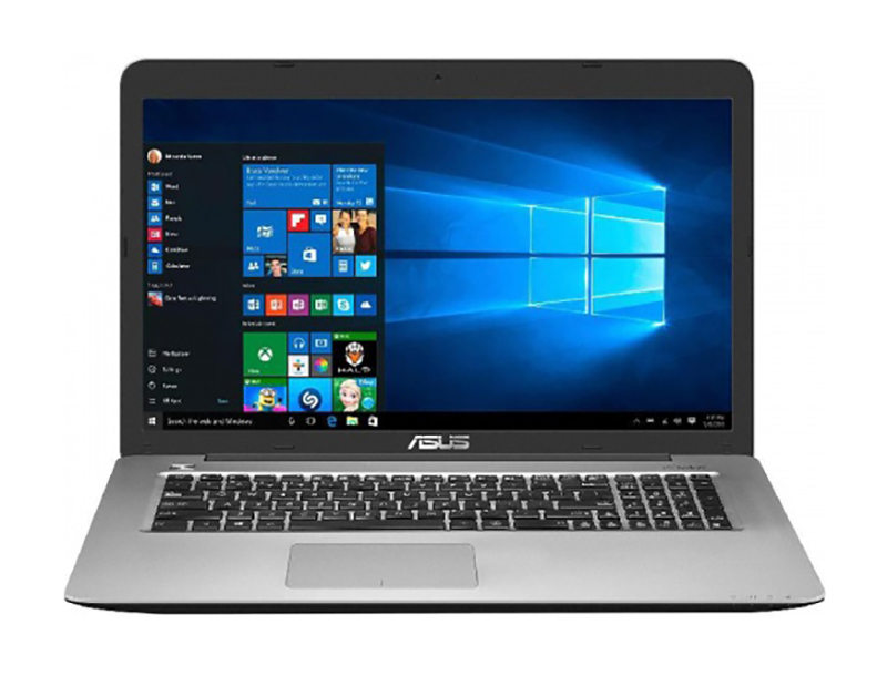 Ноутбук 17.3" Asus X756UW i7-7500U(2.7 x2) 8Gb 1Tb+128Gb 1920x1080 GTX960M 4Gb Win10 серый