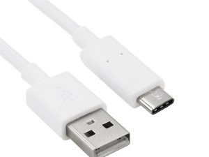 Кабель USB (тип A - тип C) для смартфона или планшета, белый