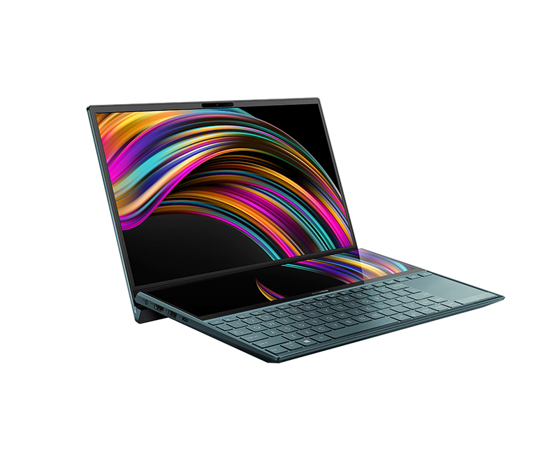 Ноутбук 14.0" ASUS Zenbook Duo UX481FL i7-10510U(1.8 x4) 16Gb 1Tb 1920x1080 MX250 2Gb Win10 синий