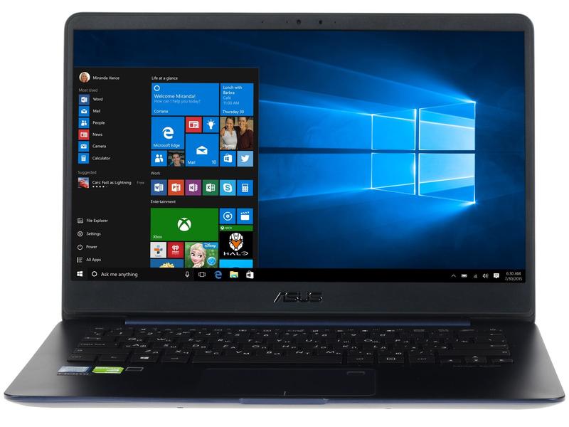 Ноутбук 14.0" ASUS Zenbook UX3400UQ i5-7200U (2.5x2) 4Gb 128Gb 1920x1080 GeForce 940MX Win10 синий