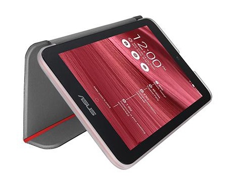 Чехол для планшета 7" ASUS MeMO Pad 7 ME176C серый с красной полосой