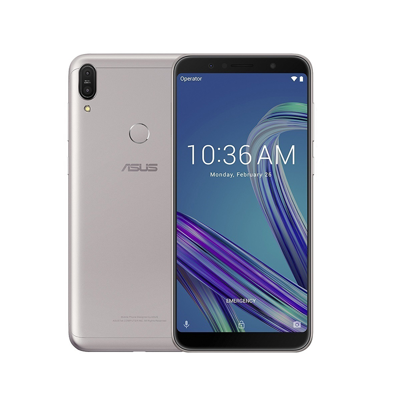 Смартфон 6" ASUS ZenFone Max Pro (M1) ZB602KL SDM636(1.8 x8) 4Gb 64Gb 2160x1080 13+5/8МП серебристый