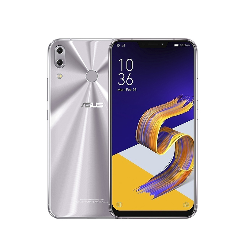 Смартфон 6.2" ASUS ZenFone 5 ZE620KL Snapdragon 636(1.8 x8) 4Gb 64Gb 2246x1080 12+8/8МП серебристый